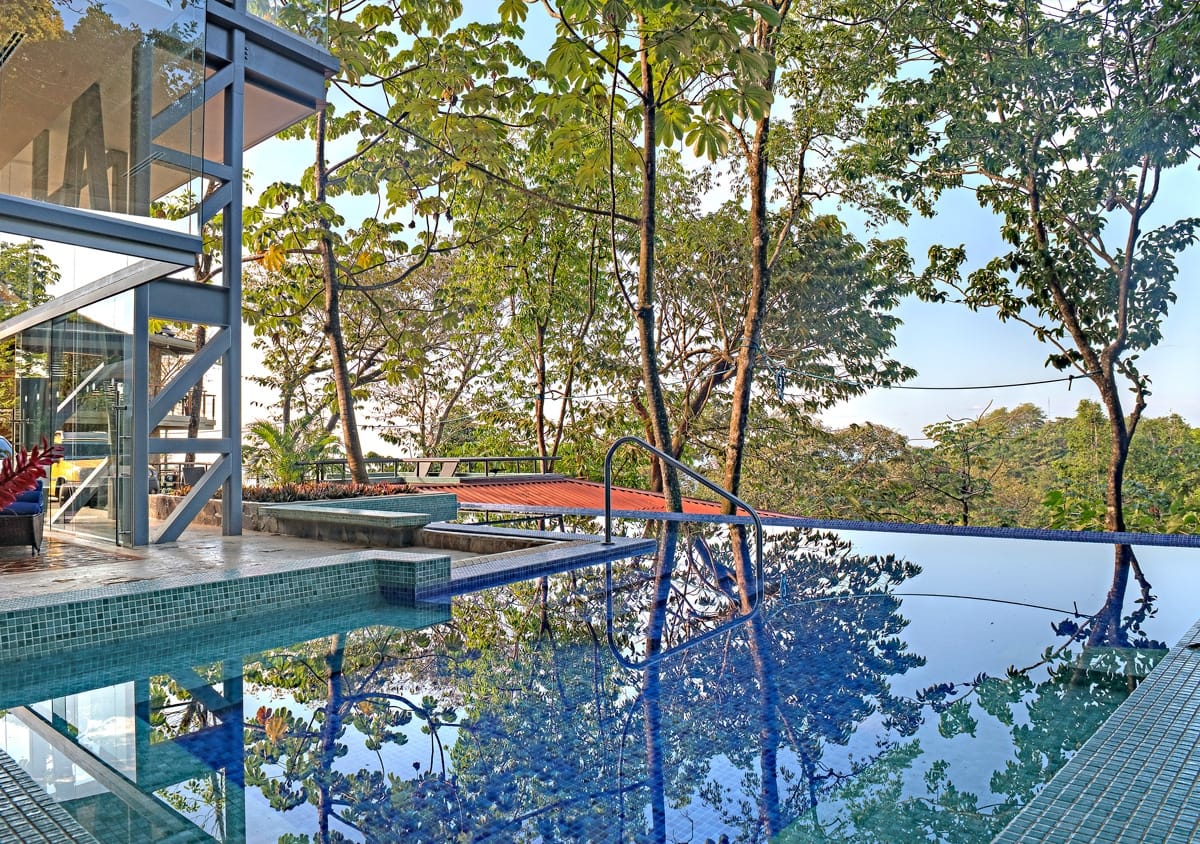 beautiful pool overlook at villa punto de vista