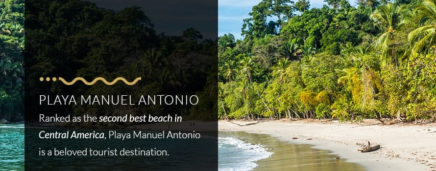 Playa Manuel Antonio Best Beach in Costa Rica, Second Best Beach in Central America