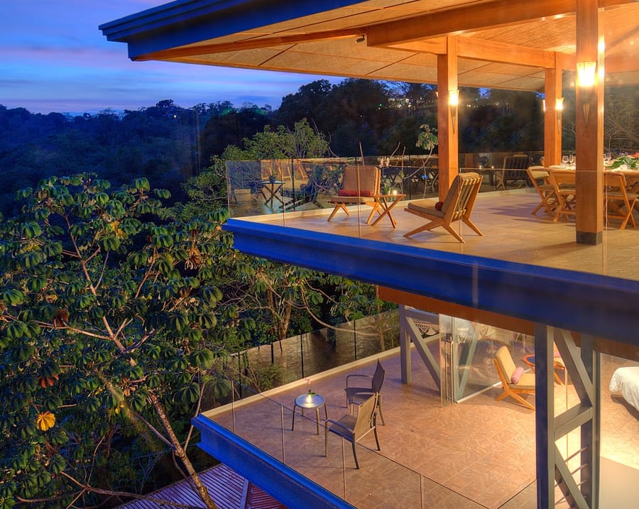 large villa punto de vista balconies
