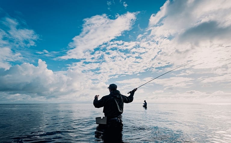 fly fishing in costa rica at a luxury villa